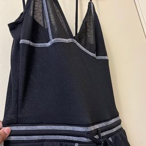 Fashion nova black and white jumpsuit never worn